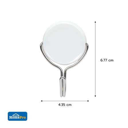 ขอแขวนกลมติดเทปกาว PLIM HY-0265 สีขาว (แพ็ก 2 ชิ้น)_4
