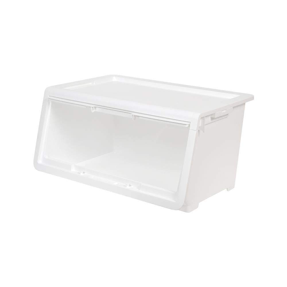 กล่องบานเปิด STACKO LOCK'IN POD SIZE L 60x43.1x31 ซม. สีขาว