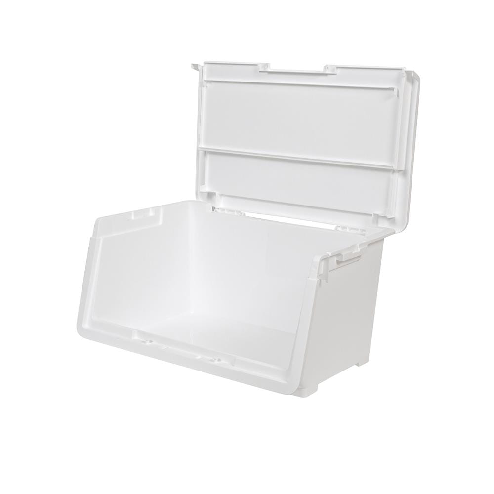 กล่องบานเปิด STACKO LOCK'IN POD SIZE L 60x43.1x31 ซม. สีขาว