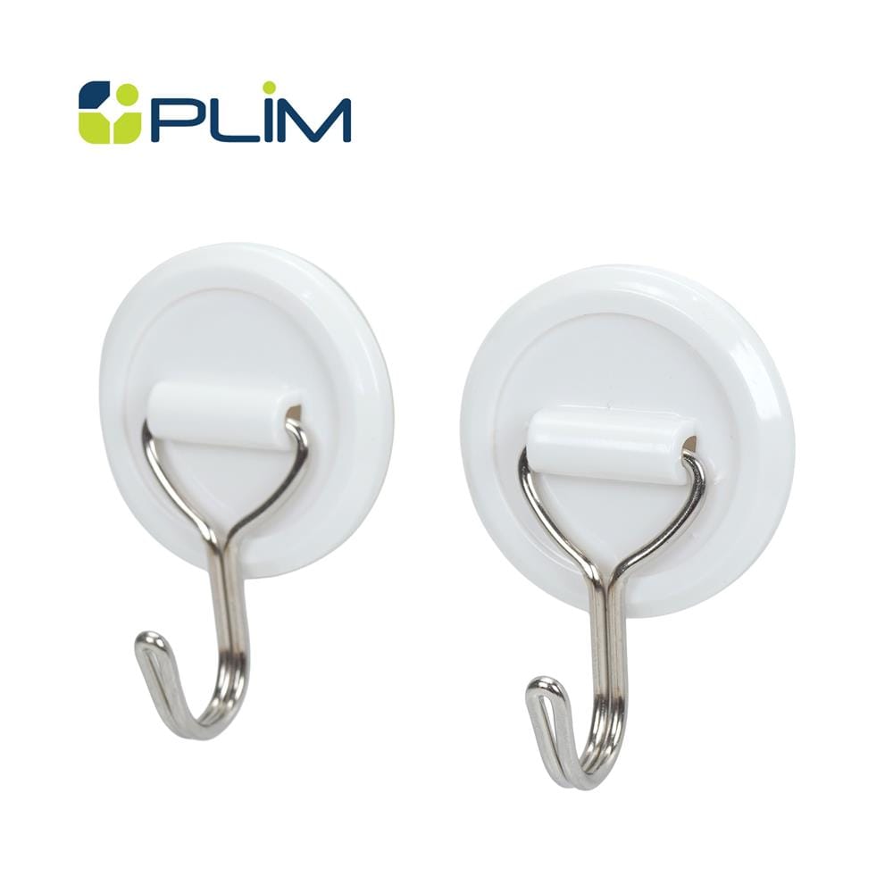 ขอแขวนกลมติดเทปกาว PLIM HY-0166 สีขาว (แพ็ก 2 ชิ้น)