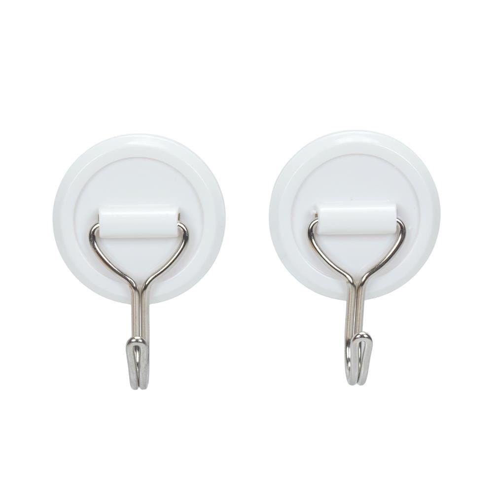 ขอแขวนกลมติดเทปกาว PLIM HY-0166 สีขาว (แพ็ก 2 ชิ้น)