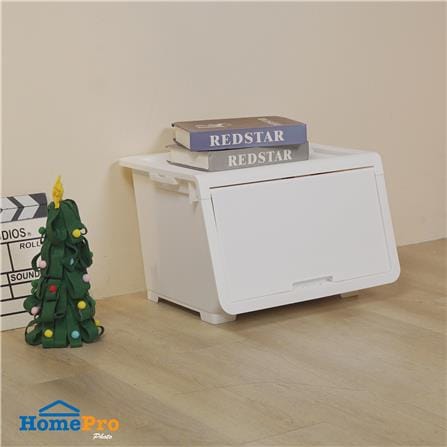 กล่องบานเปิด STACKO LOCK'IN POD SIZE M 45x43.1x31 ซม. สีขาว_5