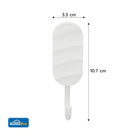 ขอแขวนติดเทปกาว PLIM 9HY-132164 สีขาว (แพ็ก 2 ชิ้น)_5