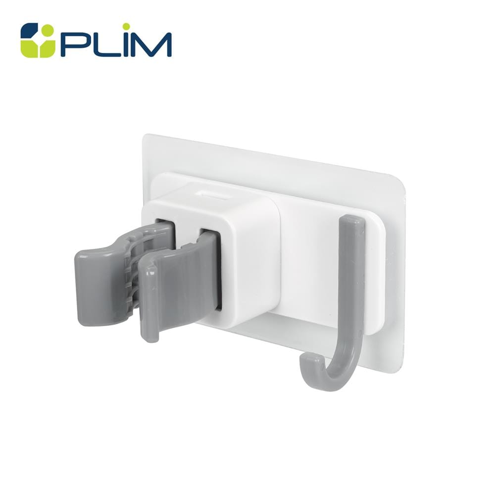 ขอแขวนไม้ถูพื้นติดเทปกาว PLIM HTX-069 สีขาว