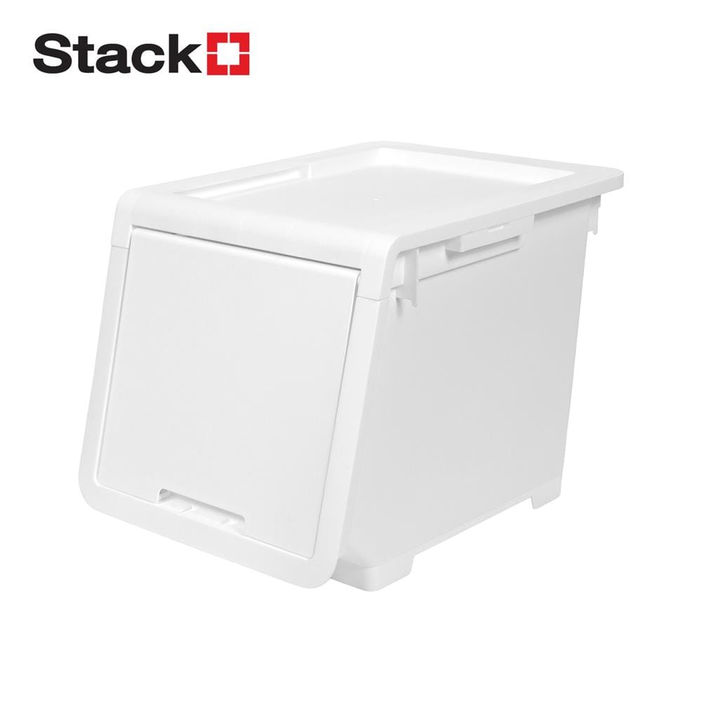 กล่องบานเปิด STACKO LOCK'IN POD SIZE S 30x43.1x31 ซม. สีขาว_0