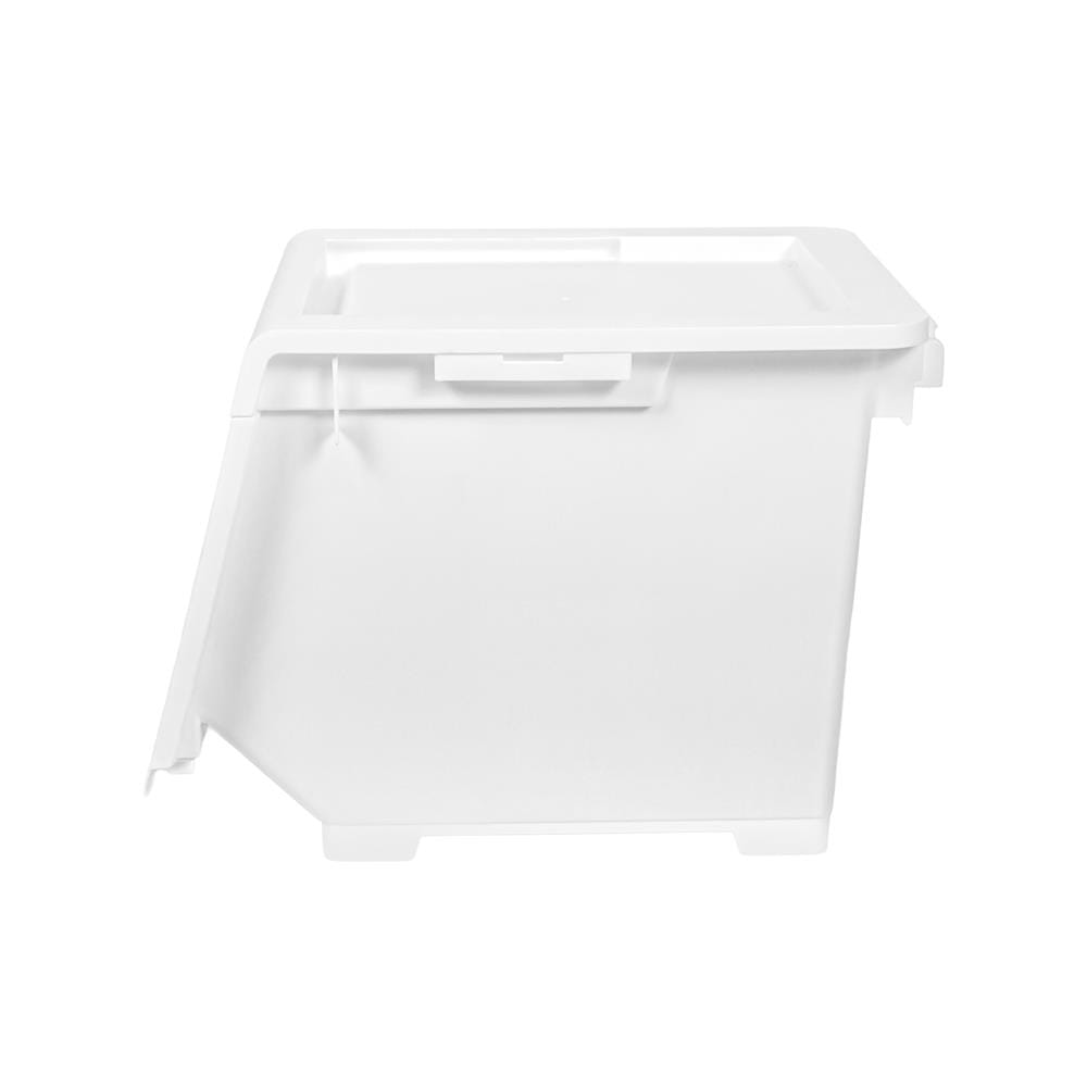 กล่องบานเปิด STACKO LOCK'IN POD SIZE S 30x43.1x31 ซม. สีขาว