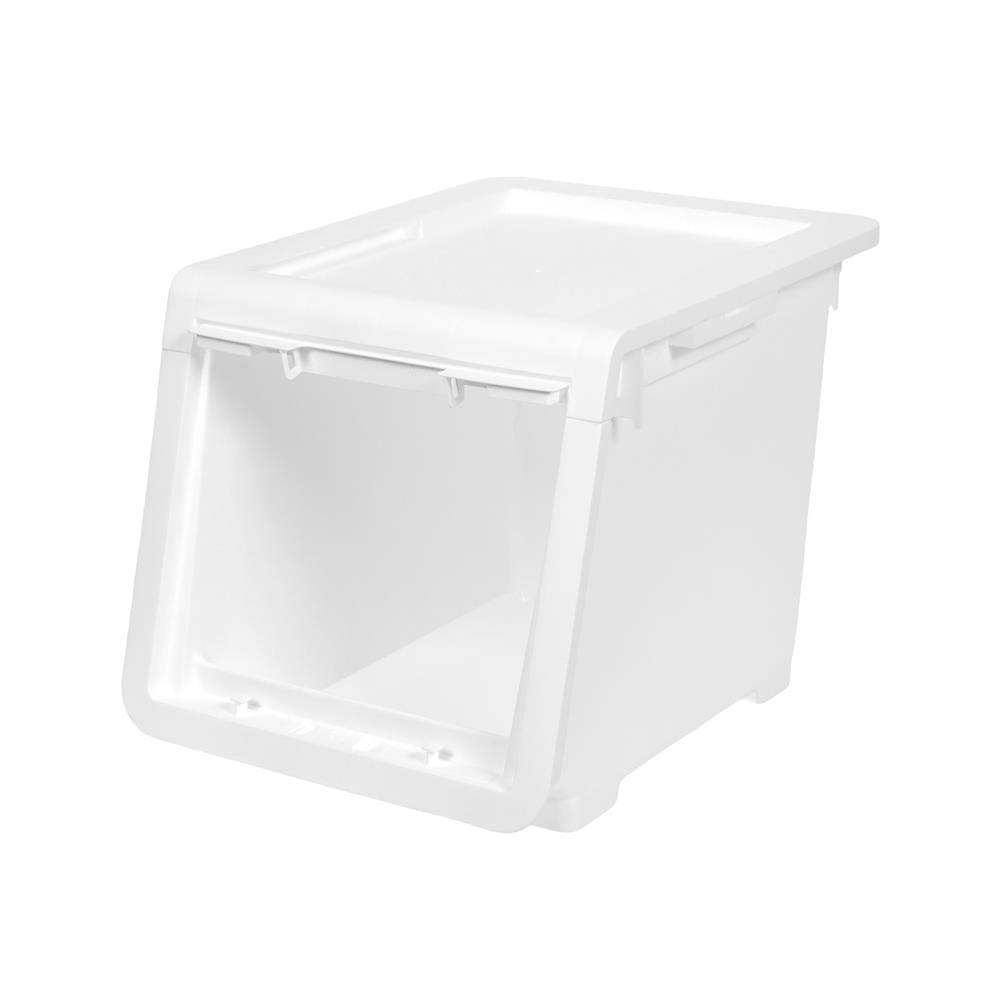 กล่องบานเปิด STACKO LOCK'IN POD SIZE S 30x43.1x31 ซม. สีขาว