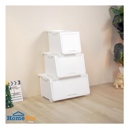 กล่องบานเปิด STACKO LOCK'IN POD SIZE S 30x43.1x31 ซม. สีขาว_7