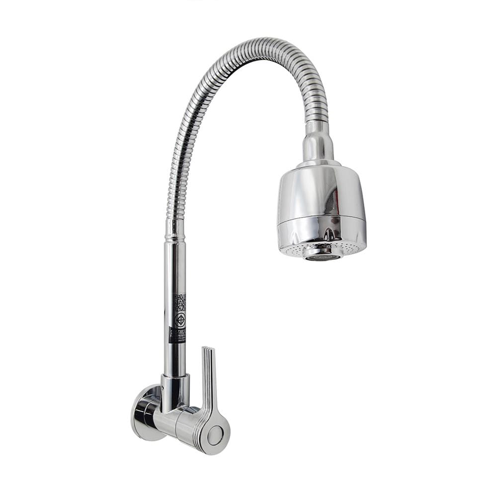 ก๊อกซิงค์เดี่ยวติดผนัง DONMARK GL-1461 สีโครม