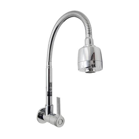 ก๊อกซิงค์เดี่ยวติดผนัง DONMARK GL-1461 สีโครม_0