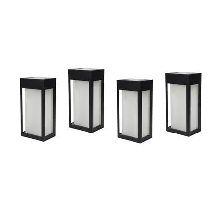 ไฟผนังภายนอก SOLAR CARINI CC005A 0.15 วัตต์ WARM WHITE สีดำ (แพ็ก 4 ชิ้น)_0