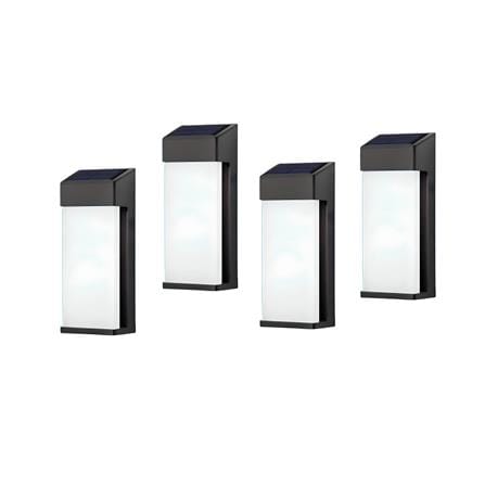 ไฟผนังภายนอก SOLAR CARINI CC0050 0.15 วัตต์ WARM WHITE สีน้ำตาล (แพ็ก 4 ชิ้น)