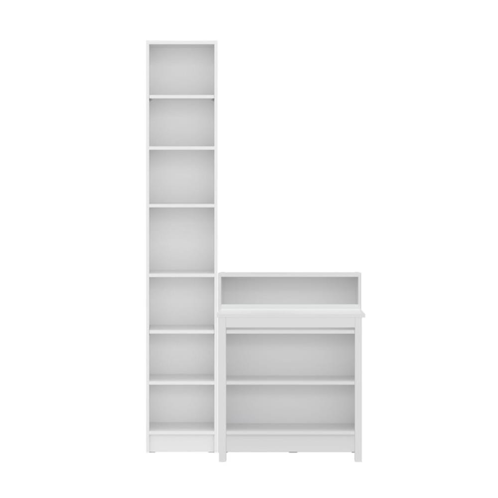 ตู้สูง บานโล่ง SB FURNITURE TRIXX 59064234 120 ซม. สีขาว