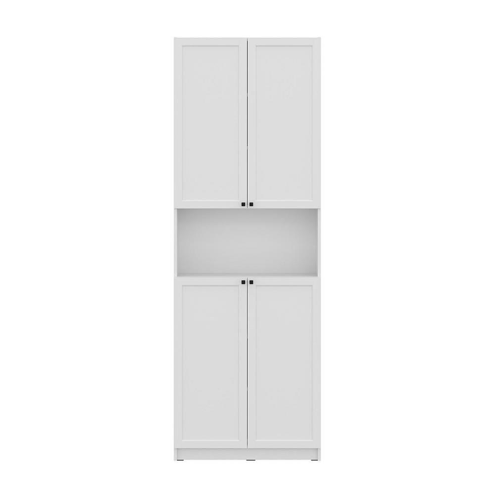ตู้สูง บานผสม SB FURNITURE TRIXX 19247533 80 ซม. สีขาว