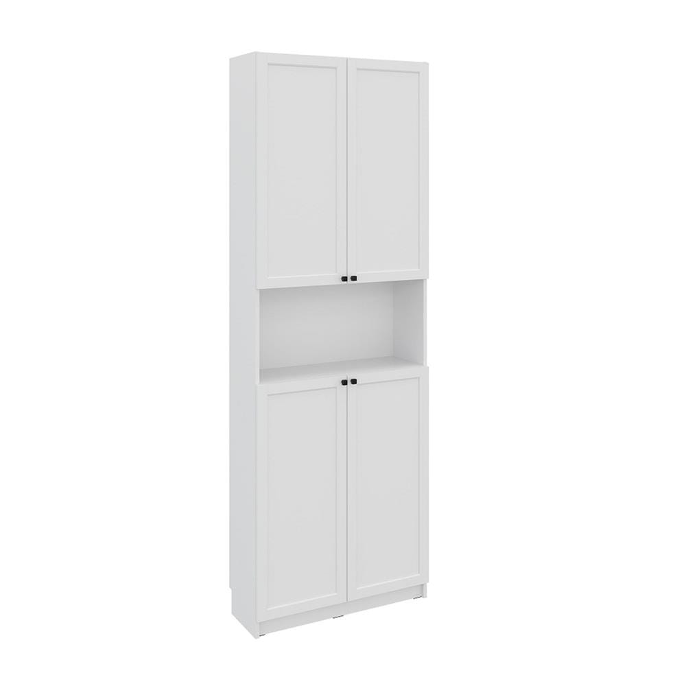 ตู้สูง บานผสม SB FURNITURE TRIXX 19247533 80 ซม. สีขาว