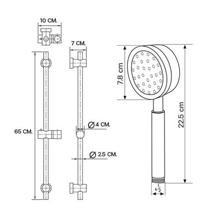 ฝักบัวราวเลื่อน DONMARK GL-9502_2