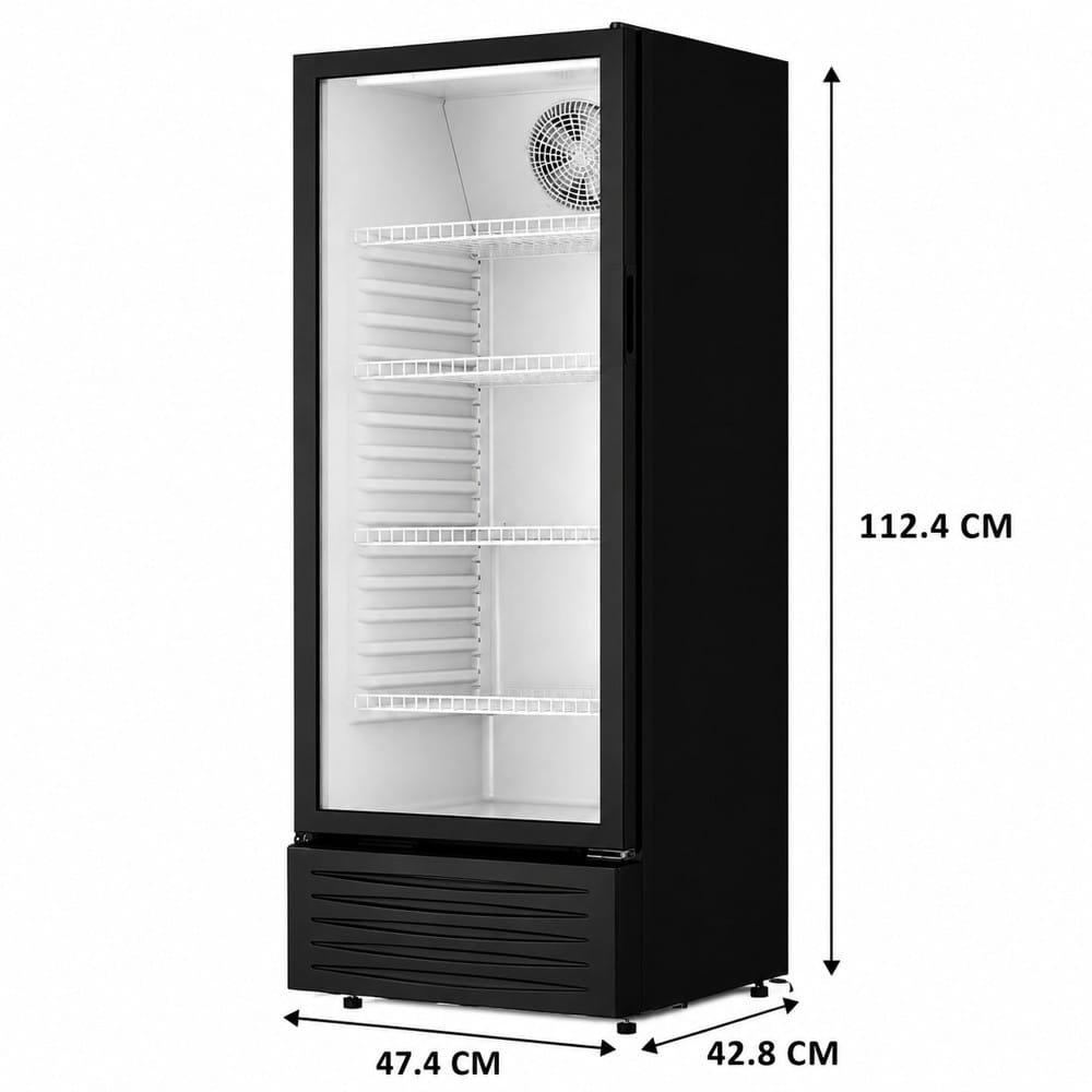 ตู้เครื่องดื่ม 1 ประตู HISENSE HSC-225FLB 7.6 คิว สีดำ