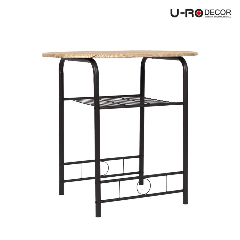 ชุดโต๊ะทานข้าว 2 ที่นั่ง U-RODECOR CHERRY 000002192  สีน้ำตาล/ดำ