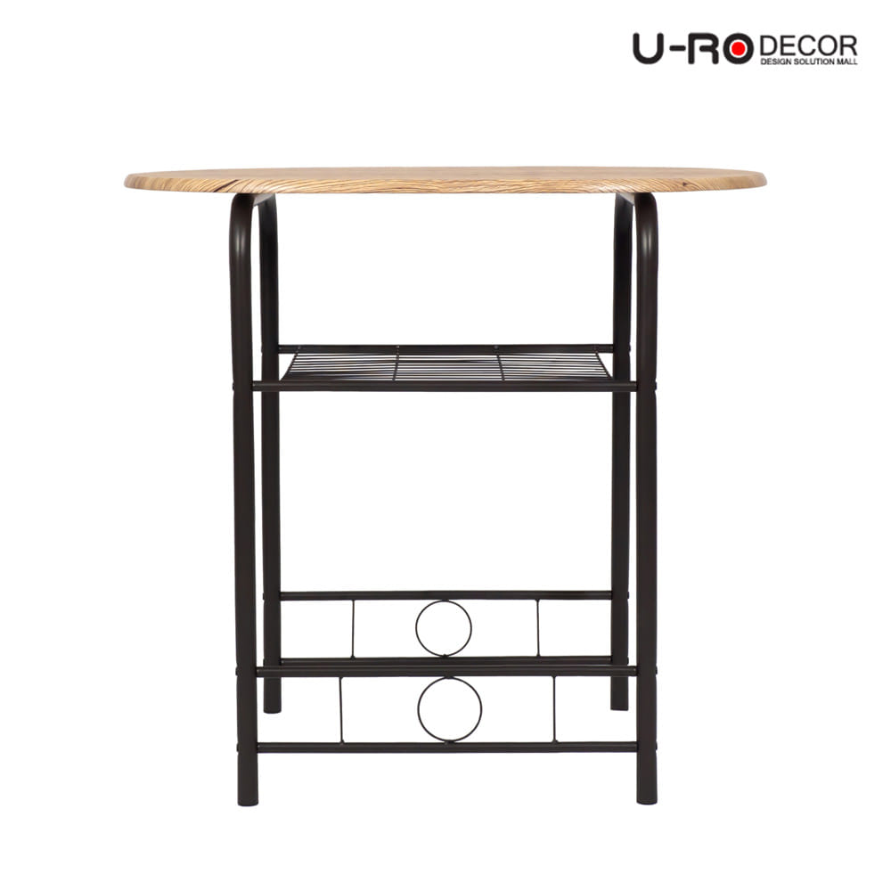 ชุดโต๊ะทานข้าว 2 ที่นั่ง U-RO DECOR CHERRY 000002192  สีน้ำตาล