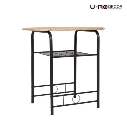 ชุดโต๊ะทานข้าว 2 ที่นั่ง U-RODECOR CHERRY 000002192  สีน้ำตาล/ดำ_4