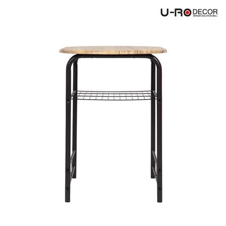 ชุดโต๊ะทานข้าว 2 ที่นั่ง U-RODECOR CHERRY 000002192  สีน้ำตาล/ดำ_5