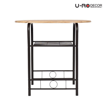 ชุดโต๊ะทานข้าว 2 ที่นั่ง U-RO DECOR CHERRY 000002192  สีน้ำตาล_3