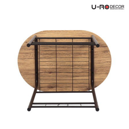 ชุดโต๊ะทานข้าว 2 ที่นั่ง U-RO DECOR CHERRY 000002192  สีน้ำตาล_7