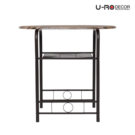 ชุดโต๊ะทานข้าว 2 ที่นั่ง U-RO DECOR CHERRY 000002194 สีน้ำตาล_6