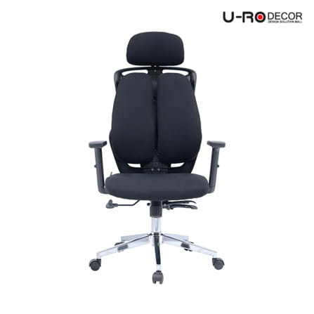 เก้าอี้สำนักงาน U-RO DECOR ERIKA สีดำ_1
