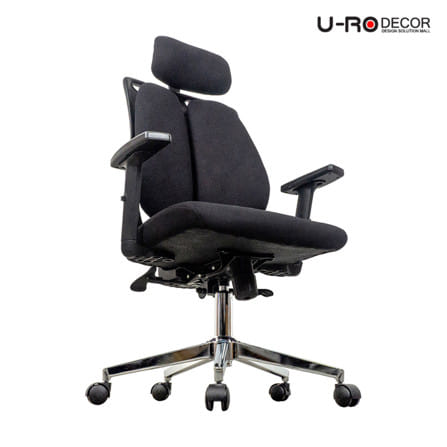 เก้าอี้สำนักงาน U-RO DECOR ERIKA สีดำ_4