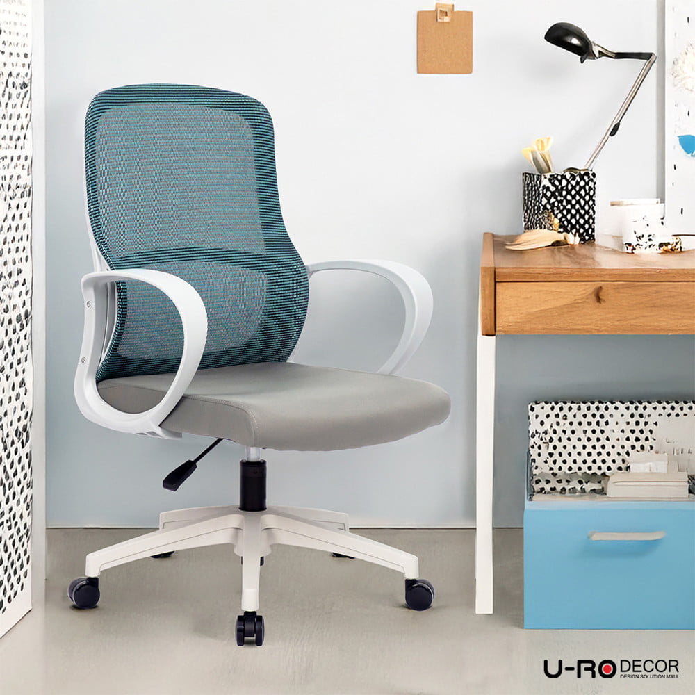 เก้าอี้สำนักงาน U-RO DECOR NAILA สีเทา