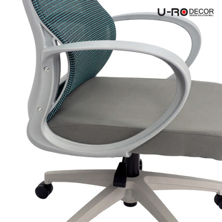 เก้าอี้สำนักงาน U-RO DECOR NAILA สีเทา_6