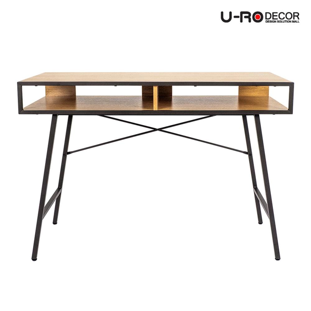 โต๊ะทำงานไม้ U-RODECOR BRUNO 110 ซม. สีโอ๊ค