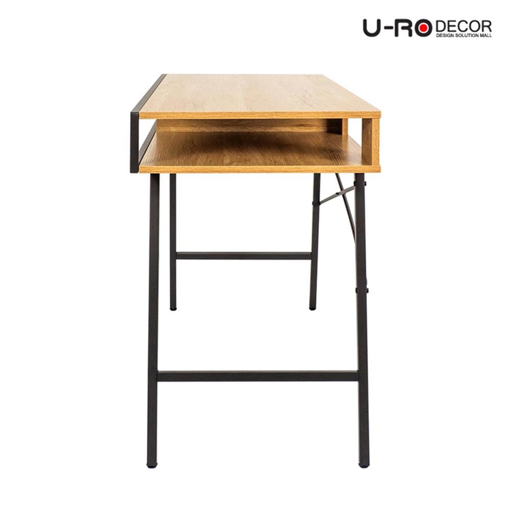 โต๊ะทำงานไม้ U-RODECOR BRUNO 110 ซม. สีโอ๊ค