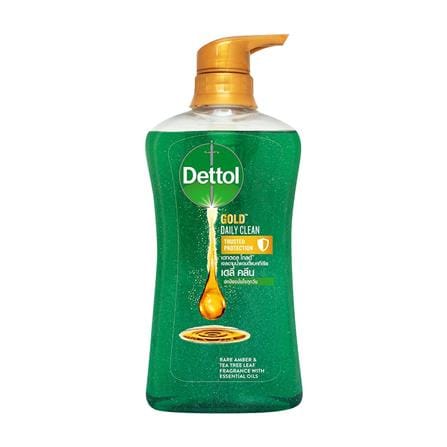 เจลอาบน้ำ DETTOL โกลด์ เดลี่ คลีน 480 มล.