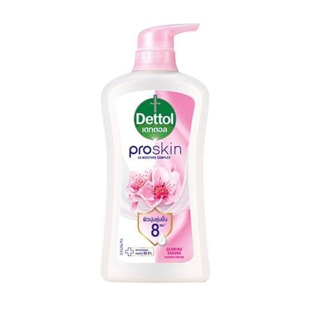 ครีมอาบน้ำ DETTOL PRO SKIN โกลว์วิ่ง ซากุระ 450 มล._0