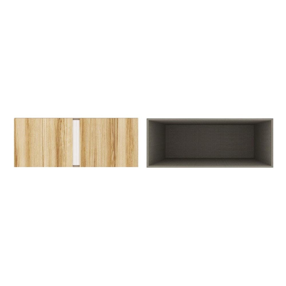 ตู้เสื้อผ้า 2 บานเปิด KONCEPT BLOX 59061616 100 ซม. สีลินเบิร์กโอ๊ค