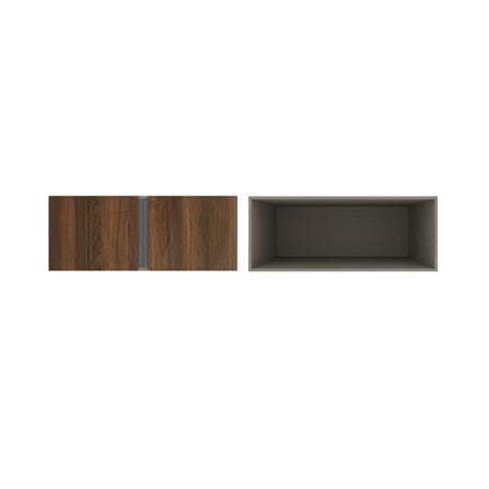 ตู้เสื้อผ้า 2 บานเปิด KONCEPT BLOX 59061614 100 ซม. สีเลกาโต้_2