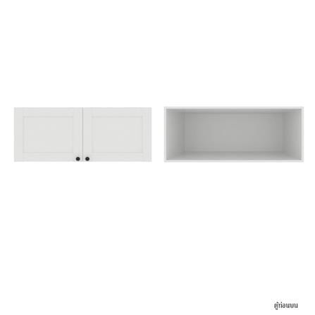 ตู้เสื้อผ้า 2 บานเปิด KONCEPT BLOX 59061624 100 ซม. สีขาว_2