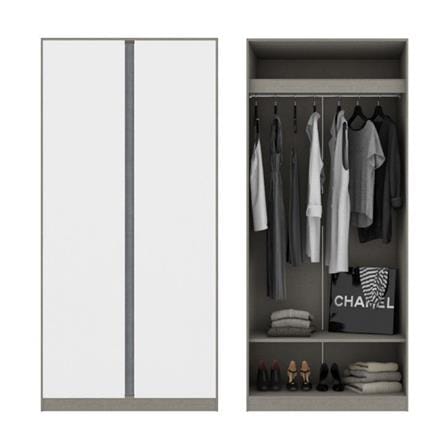 ตู้เสื้อผ้า 2 บานเปิด KONCEPT BLOX 59057905 150 ซม. สีขาว_2