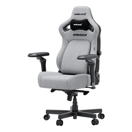 เก้าอี้เกมมิ่ง ANDA SEAT KAISER 4 6D XL LINEN สีเทา_0
