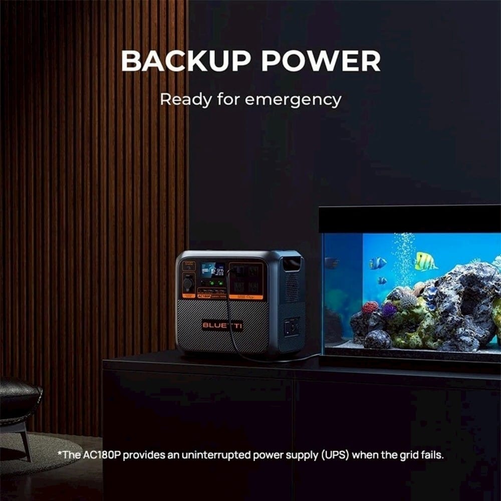 POWER BOX BLUETTI AC180P 1800 วัตต์ สีดำ