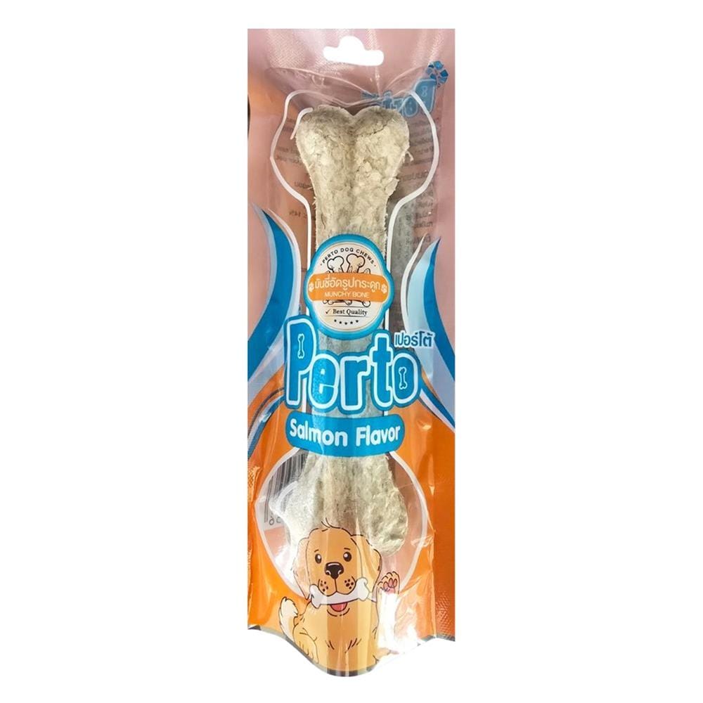 ขนมสุนัข PERTO MUNCHY BONE กลิ่นแซลมอน 6 นิ้ว