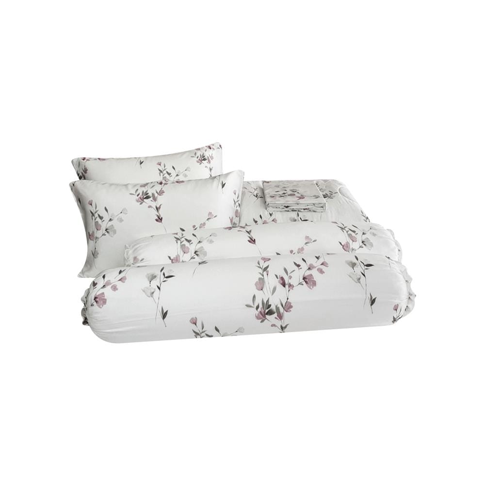 ชุดผ้าปูที่นอน 6 ฟุต (ชุด 6 ชิ้น) ESSE TENCEL 650T 6401