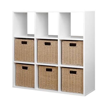 ชั้นวางของโล่ง 9 ช่อง KONCEPT KORA 19231438 97 ซม. สีขาว_0