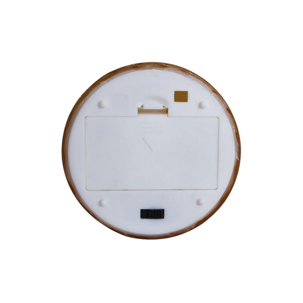 เทียนตกแต่ง LED ขอบสูง CLAIRE 12.5 ซม. สีเหลืองอำพัน