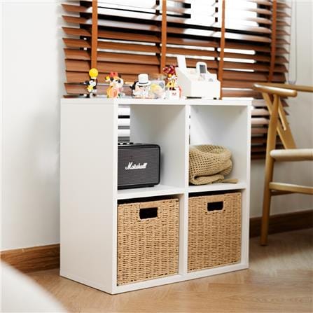 ชั้นวางของโล่ง 4 ช่อง KONCEPT KORA 19231434 65 ซม. สีขาว_4
