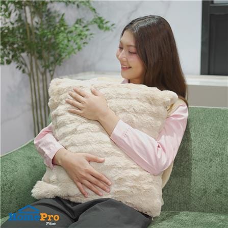 หมอนอิง HOME LIVING STYLE PREVA 18X18 นิ้ว สีน้ำตาล_4