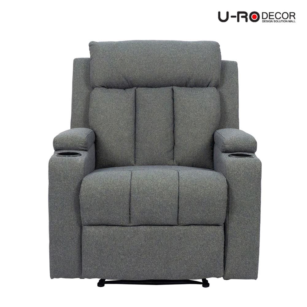 เก้าอี้ปรับนอน U-RODECOR JACOB สีเทาเข้ม