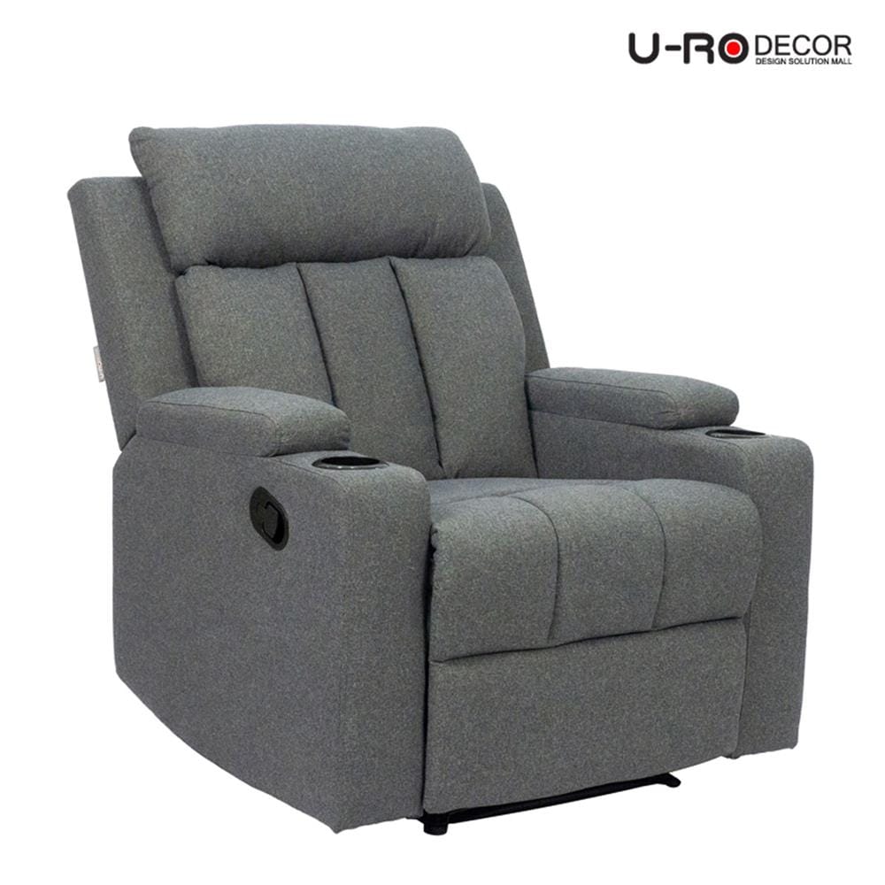 เก้าอี้ปรับนอน U-RODECOR JACOB สีเทาเข้ม